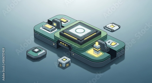 Cloud Data Network Architecture with Connected Servers and Digital Analytics