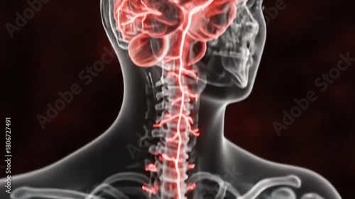 Neural Pain Pathway Transmission, Signal Traveling to Brain