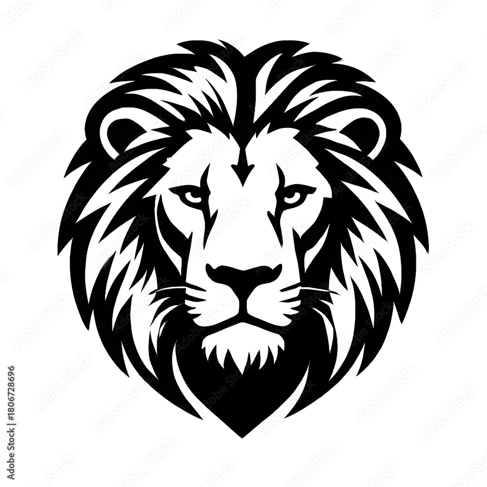 Fototapeta premium lion head vector
