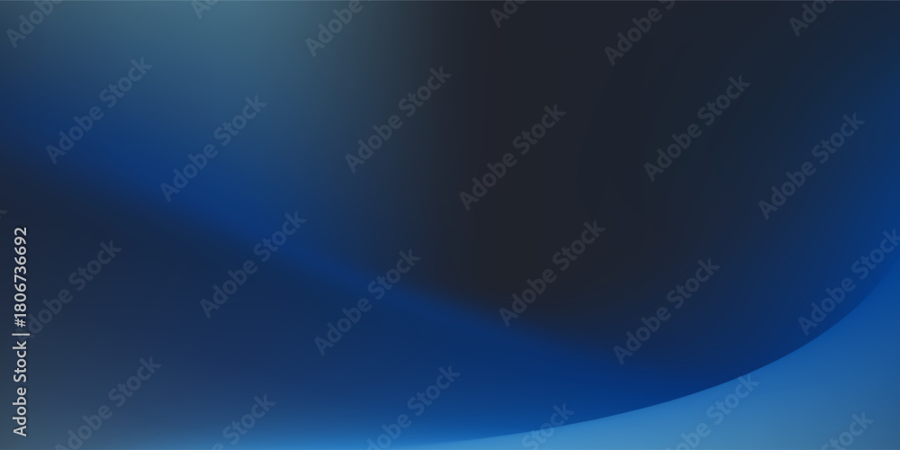 Obraz premium Blue gradient abstract background. Technology blue concept. Aesthetic Modern style blue background