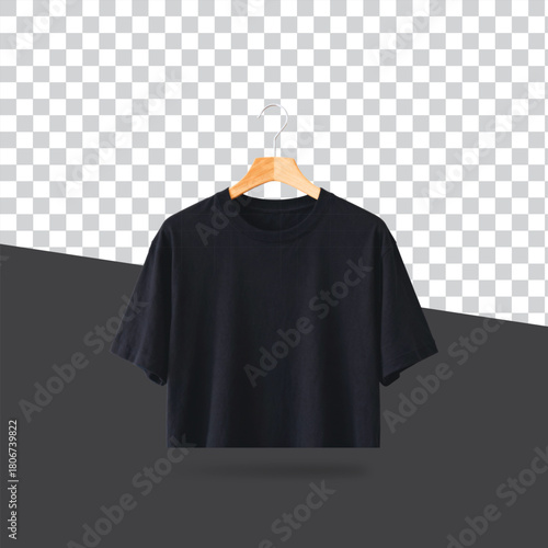 T shirt design mockup templates empty png verctor