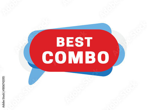 Best combo message elem illustration editable sign. Vector retail banner announce.
