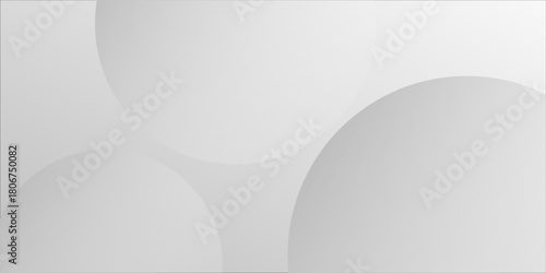 A minimalist abstract background , Modern overlapping curves and circular shapes in various shades of gray, creating a smooth gradient and subtle depth