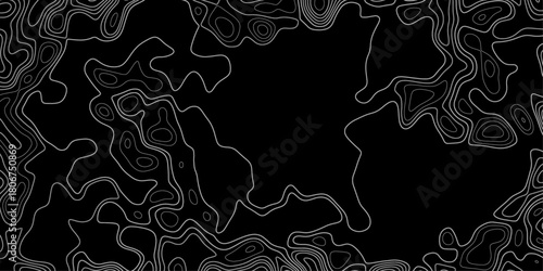 Topographic map background geographic line map with elevation assignments. packaging , web, geographic grid map vector illustration.
