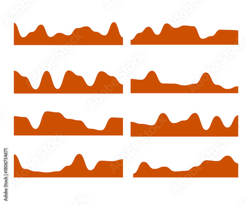 A Comprehensive Vector Set of Organic Abstract Wave Borders for Modern Design Projects
