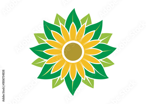 Vector silhouette of a sunflower, hand drawn sunflower vector collection, black and white sunflower beautiful sunflower flowers. Vector illustration