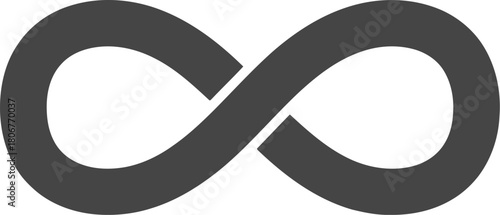Infinity symbol abstract concept limitless eternity continuous loop repeating endless possibility connection idea vector