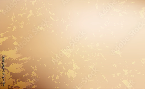 Beige gradient background with soft texture and warm cream tones. Elegant wall surface with golden grunge spots, perfect for luxury branding and minimalist aesthetic design