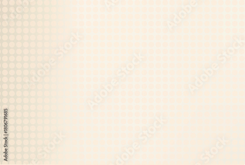 Soft beige gradient background with subtle halftone texture and elegant cream tones. Delicate pastel backdrop with smooth gradation and warm ivory hues for luxury design templates.