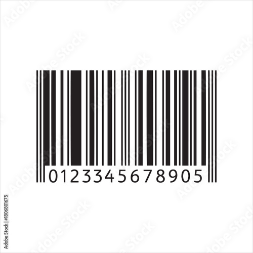 A barcode graphic featuring black vertical lines and the numerical sequence 012345678905 printed below, set against a white background.
