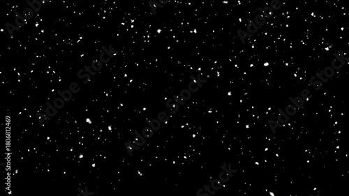 Falling snow background for winter holiday season animated footage