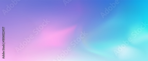 Gradient abstract aurora background. Soft purple, green, blue gradients inspired by northern lights. Vector aurora sky for app, web, greeting card, banner design