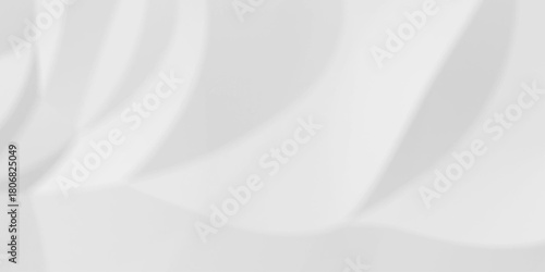 Paper crumpled texture background, Old paper background ripple. soft white pattern wave crumple. Crushed and creased soft paper. Abstract wrinkle creased vintage page.	
