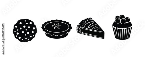 Set of silver and gold chocolate easter eggs gift box isolated decoration