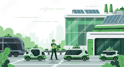 Sustainable future transportation and waste management through innovative eco-friendly technology