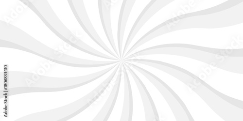 Vector sunray stripe background. Light sunburst glowing background. Sunburst pattern summer social banner. vector illustration pattern beam rays. Spiral radial striped backdrop design.	