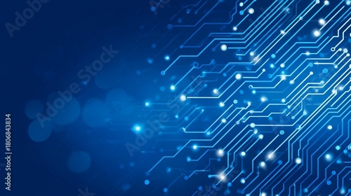 Blue background for tech presentation