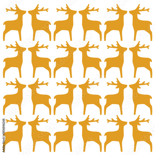 VINTAGE REINDEERS CREATIVE XMAS PATTERN TEXTURE BACKGROUND VECTOR