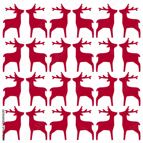 VINTAGE REINDEERS CREATIVE XMAS PATTERN TEXTURE BACKGROUND VECTOR