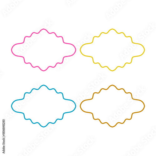 Wedding Stylish Romance Ornamental Tags Collection
