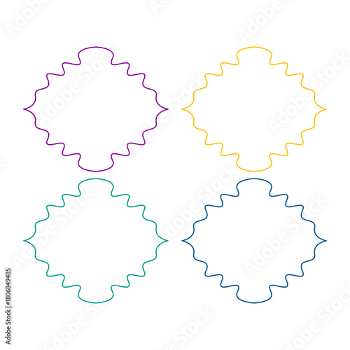 Wedding Stylish Romance Ornamental Tags Collection
