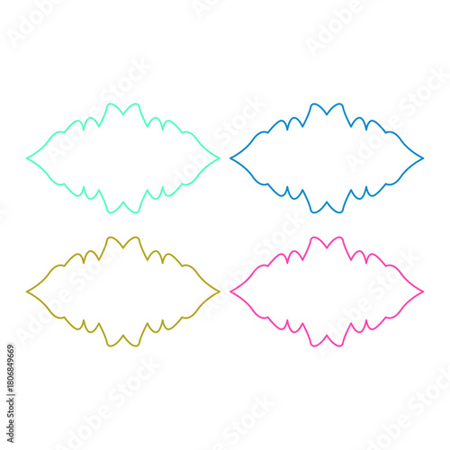 Wedding Stylish Romance Ornamental Tags Collection
