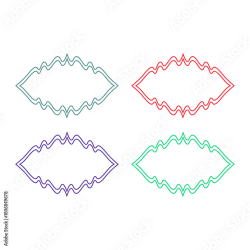 Wedding Stylish Romance Ornamental Tags Collection
