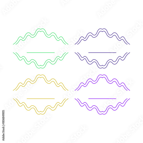 Wedding Stylish Romance Ornamental Tags Collection
