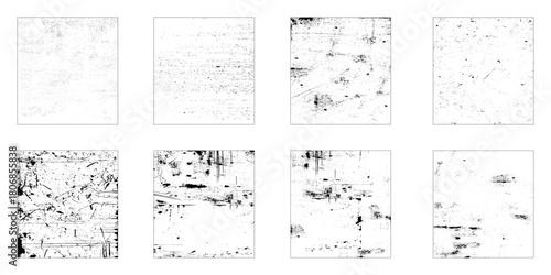 Grunge Urban Backgrounds set.Texture Vector.Dust Overlay Distress Grain ,Simply Place illustration over any Object to Create grungy Effect .abstract,splattered , dirty, texture for your design.