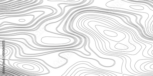 Abstract topographic contours map background, Topography map background.Futuristic wireframe landscape background.