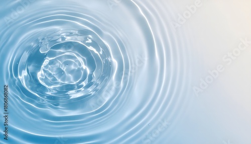 Soft circular waves moving through clear water high resolution photo