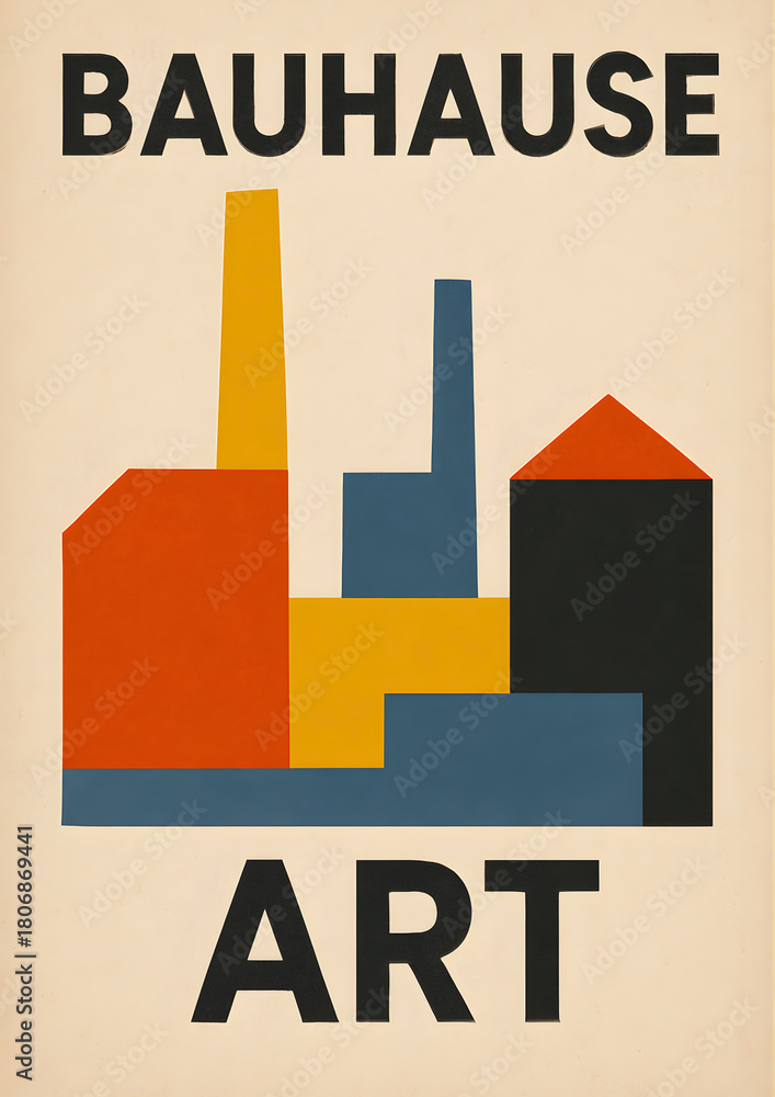 Obraz premium POSTER BAUHAUS ART 5 