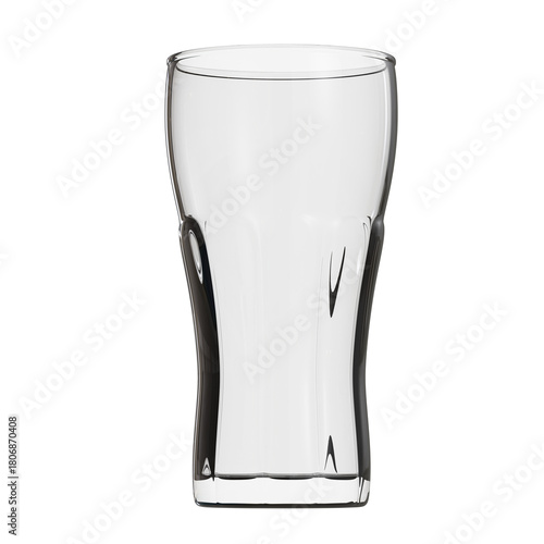 Glass clear isolated transparent background 3d rendering PNG
