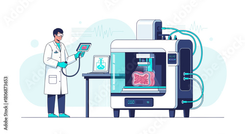 Future healthcare with 3D bio-printing for organ replacement and regenerative medicine