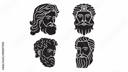 Classical architecture and figures offer a glimpse into philosophy, history, and the pursuit of knowledge