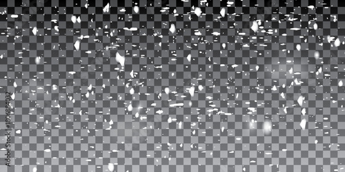 Falling down real snowflakes, heavy snow, snowstorm weather, shot background