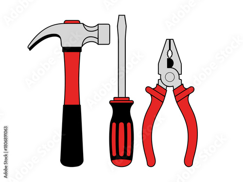 Tools Vector Illustration Set