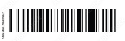 Barcode vector, pattern for product scanning, identification and tracking