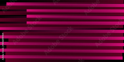 Vibrant pink and black abstract wave pattern with dynamic, flowing lines modern