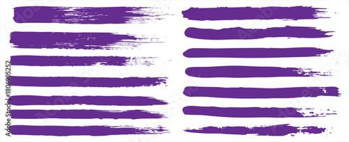 Beautiful Brushes vector collection. Grunge Elements - Brush strokes, ink paint brushes, grunge lines. Rectangle text box for social media and network. vector