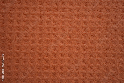 Tableau sur toile orange sponge texture close up, pink abstract sponge texture as background photo