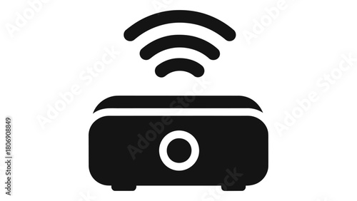 Illustration of a smart home hub for central smart automation isolated on white background modern technology for home au