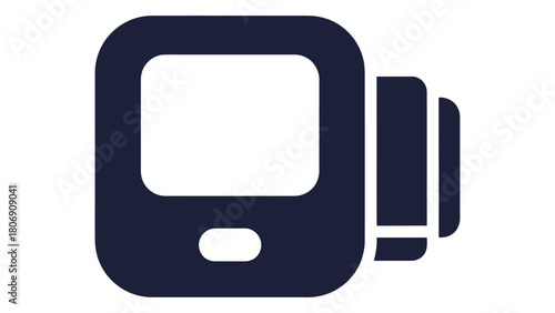 Smart blood pressure monitors tracks bp with digital syncing isolated on white background modern device for personal hea