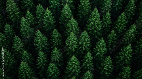 Forest moisture monitoring system captured from drone perspective.