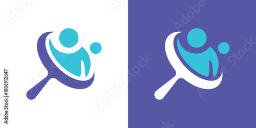 A modern dual-meaning logo combining a person with a magnifying glass, symbolizing insight, search, and human-focused analysis in a clean and professional style.