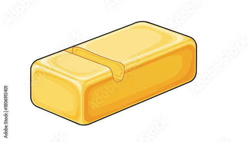 Delicious butter block, perfect for baking, cooking, or spreading on toast with breakfast