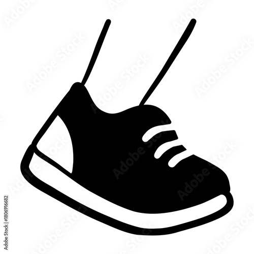 shoe hand drawn icon