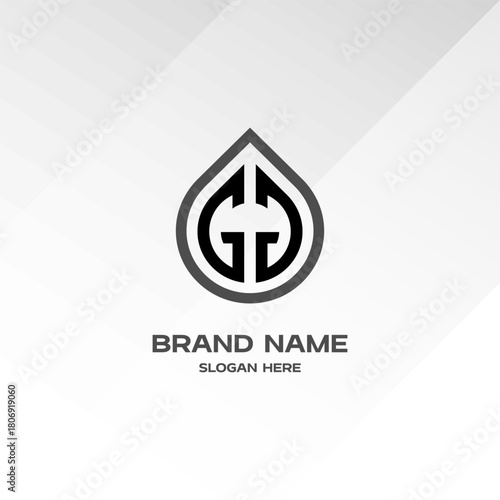 Letter GG Logo – Modern Minimalist Monogram Design