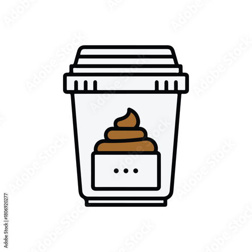 vector illustration of a cake
