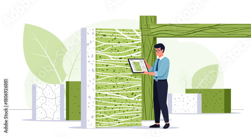 Sustainable construction assessment using a tablet for eco-friendly building design innovation